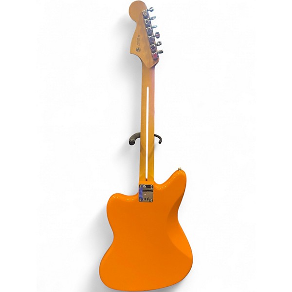 Used Fender Player Jaguar Orange Solid Body Electric Guitar