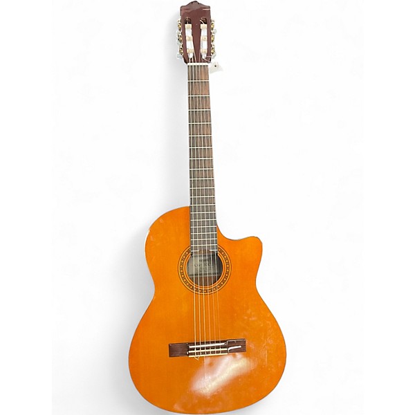 Used Yamaha CG110CE Natural Classical Acoustic Electric Guitar