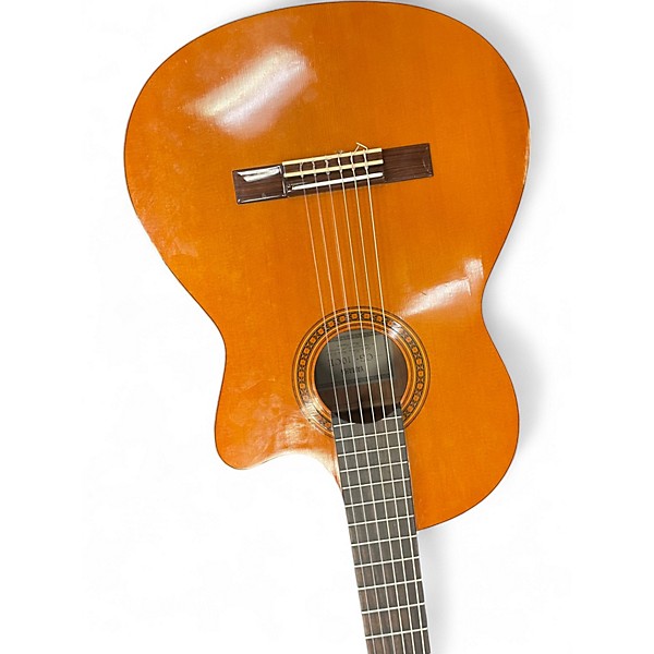 Used Yamaha CG110CE Natural Classical Acoustic Electric Guitar