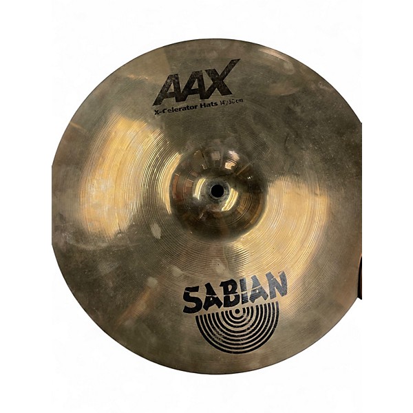 Used SABIAN 14in AAX X Celerator Hi Hat Pair Cymbal