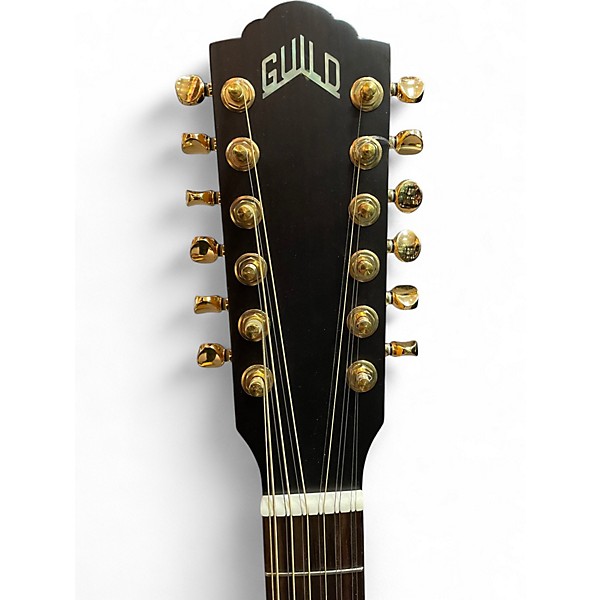 Used Guild F-2512E MAPLE DELUXE Natural 12 String Acoustic Electric Guitar