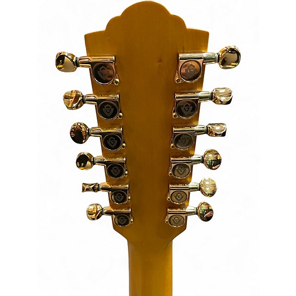 Used Guild F-2512E MAPLE DELUXE Natural 12 String Acoustic Electric Guitar