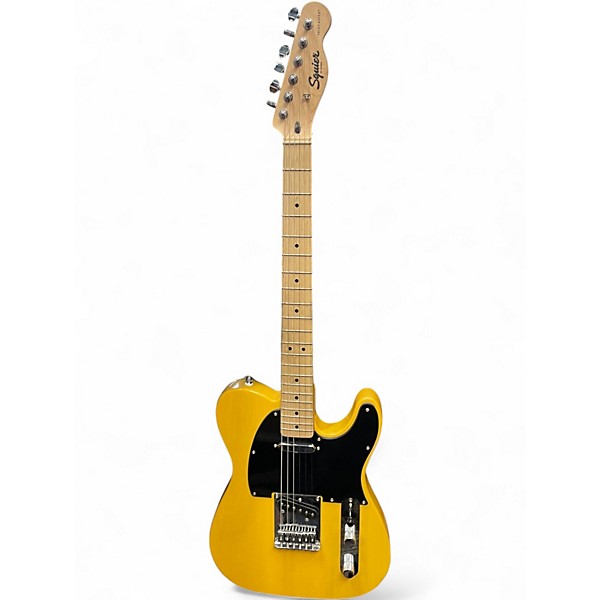 Used Squier Sonic Telecaster Maple Fingerboard Natural Solid Body Electric Guitar