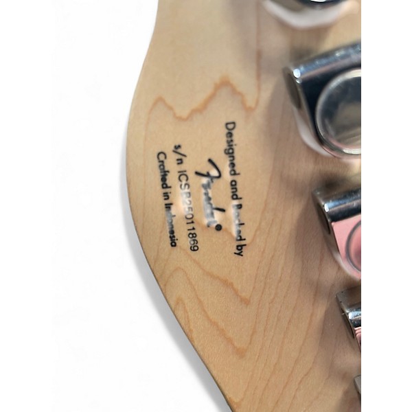 Used Squier Sonic Telecaster Maple Fingerboard Natural Solid Body Electric Guitar
