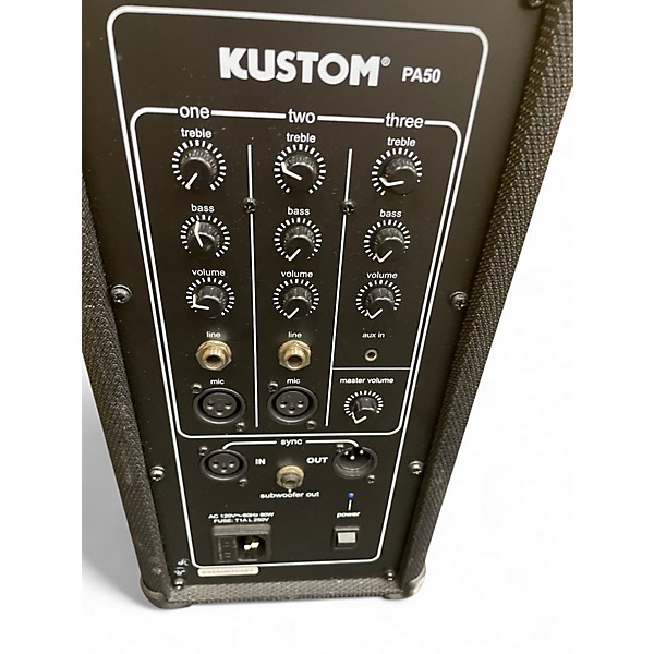 Used Kustom PA PA50 Powered Speaker