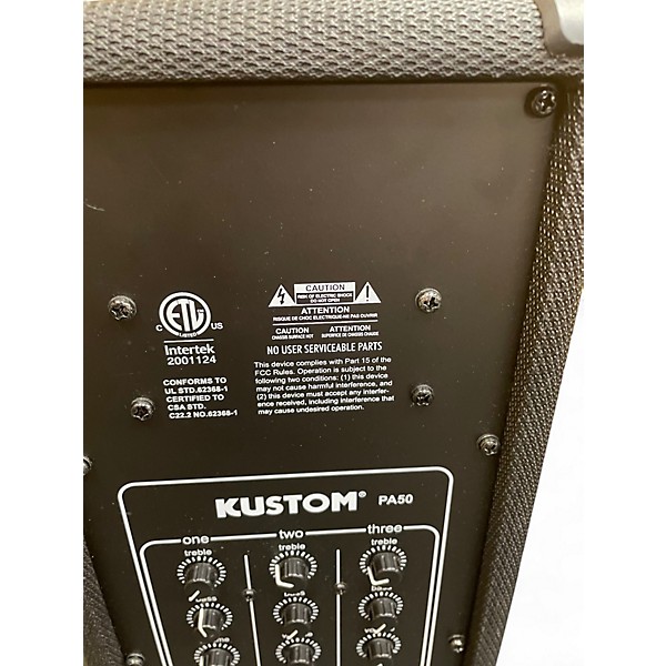 Used Kustom PA PA50 Powered Speaker
