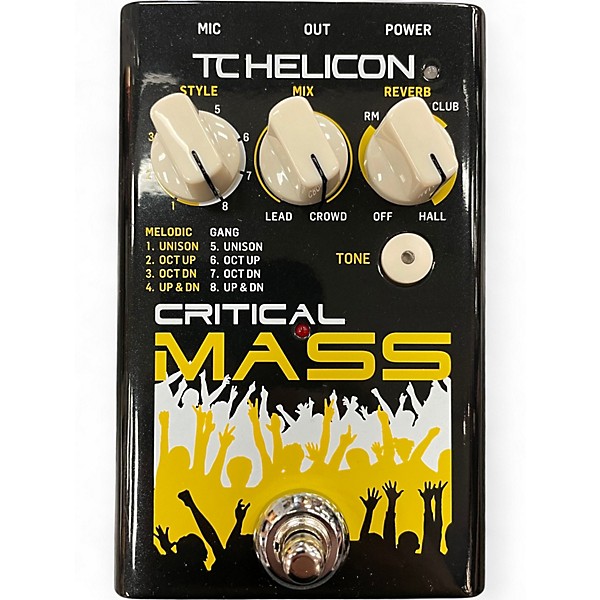 Used TC Helicon Critical Mass Vocal Processor