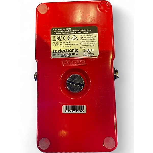 Used TC Electronic Sub N Up Octaver Effect Pedal