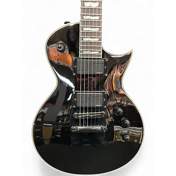 Used ESP LTD EC1000 Deluxe Black Solid Body Electric Guitar