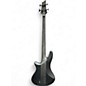 Used Schecter Guitar Research STILETTO STEALTH PRO Flat Black Electric Bass Guitar