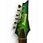 Used Ibanez S6521Q PRESTIGE GREEN BURST Solid Body Electric Guitar
