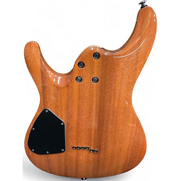 Used Ibanez S6521Q PRESTIGE GREEN BURST Solid Body Electric Guitar