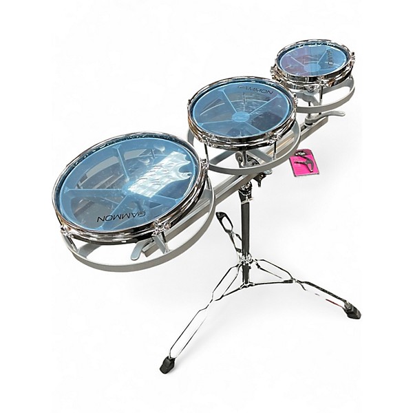 Used Gammon Percussion 6in Roto Tom silver Roto Toms