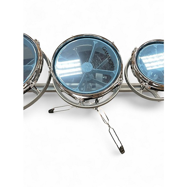 Used Gammon Percussion 6in Roto Tom silver Roto Toms