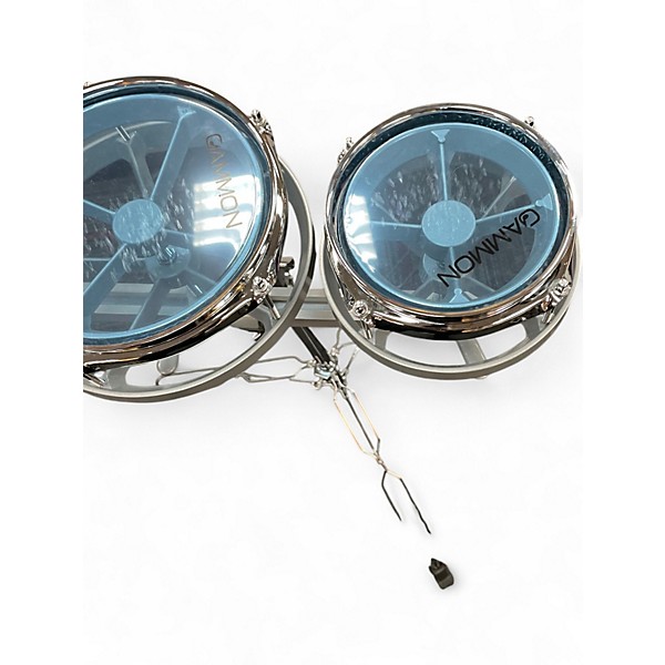 Used Gammon Percussion 6in Roto Tom silver Roto Toms