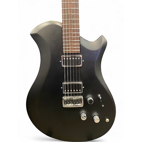 Used 2017 Relish Guitars Shady A Mary Satin Black Solid Body Electric Guitar