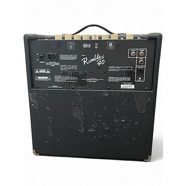 Used Fender Rumble V3 40W 1x10 Bass Combo Amp