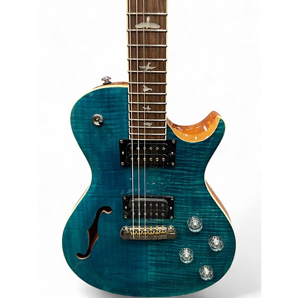 Used PRS Zach Myers Signature SE Trans Blue Solid Body Electric Guitar