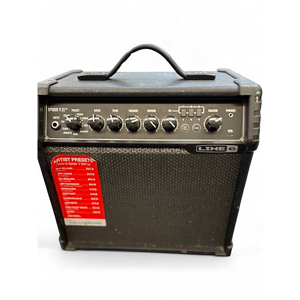 Used Line 6 Spider V 20 MkII 20w 1x8 Guitar Combo Amp