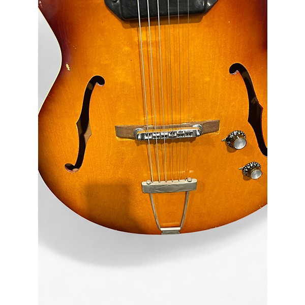 Vintage 1961 Gibson 1961 ES125 2 Tone Sunburst Hollow Body Electric Guitar