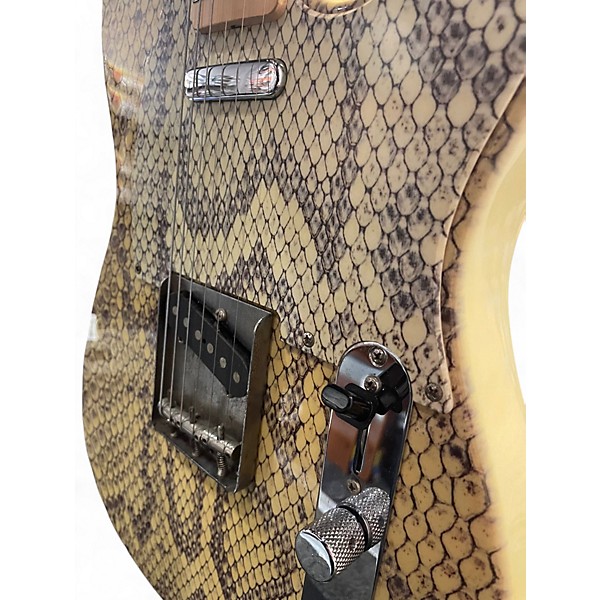 Vintage 1999 Fender Telecaster Snakeskin Solid Body Electric Guitar