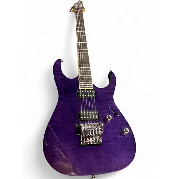 Used 2003 Ibanez 3120 RGT Trans Purple Solid Body Electric Guitar