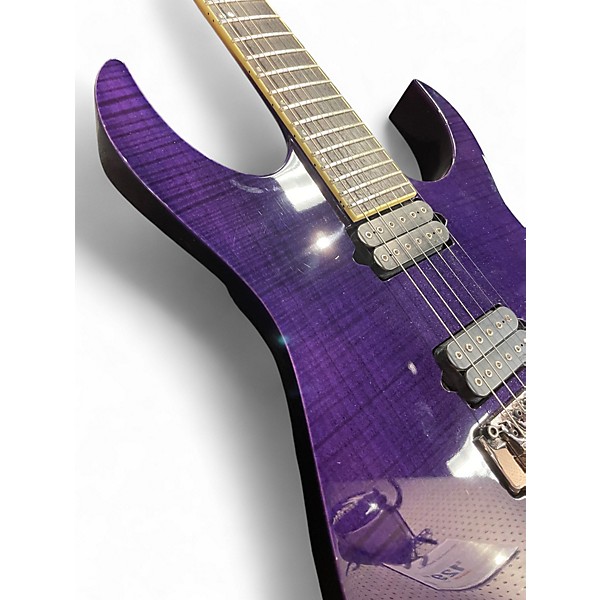 Used 2003 Ibanez 3120 RGT Trans Purple Solid Body Electric Guitar