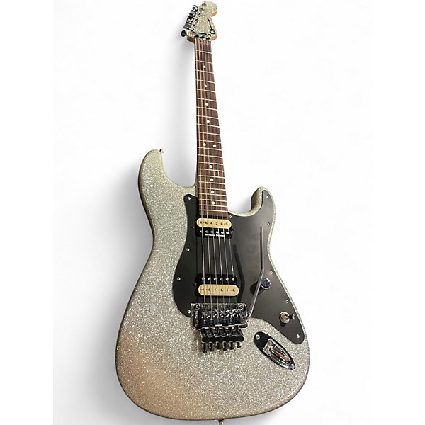 Used 2012 Charvel Pro Mod So Cal Limited Edition Silver Sparkle Solid Body Electric Guitar