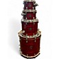 Used Mapex 4 Piece Saturn IV MH Red Strata Pearl Drum Kit