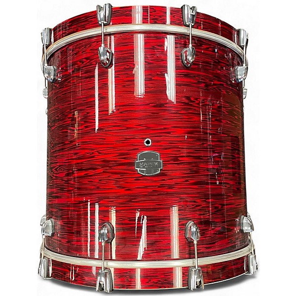 Used Mapex 4 Piece Saturn IV MH Red Strata Pearl Drum Kit