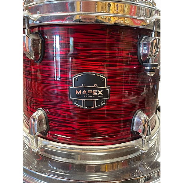 Used Mapex 4 Piece Saturn IV MH Red Strata Pearl Drum Kit
