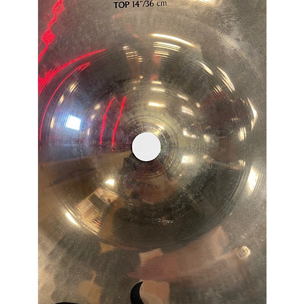 Used Zildjian 14in A Custom Hi Hat Pair Cymbal