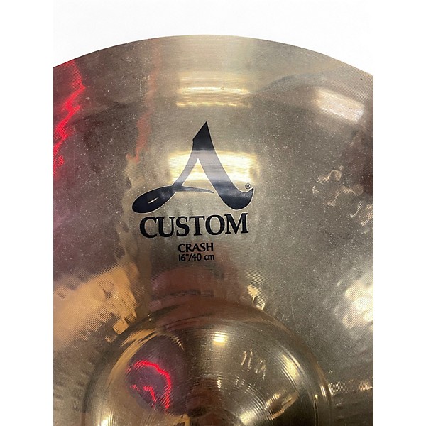 Used Zildjian 16in A Custom Crash Cymbal