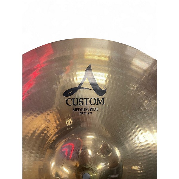 Used Zildjian 20in A Custom Ride Cymbal