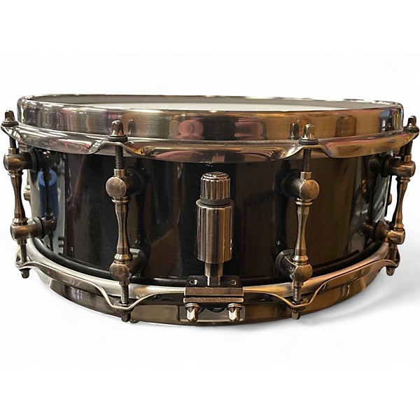 Used Mapex 14X5 Black Panther Black Widow Snare Black Drum