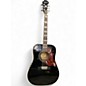 Used Epiphone Hummingbird Pro Ebony Acoustic Electric Guitar thumbnail