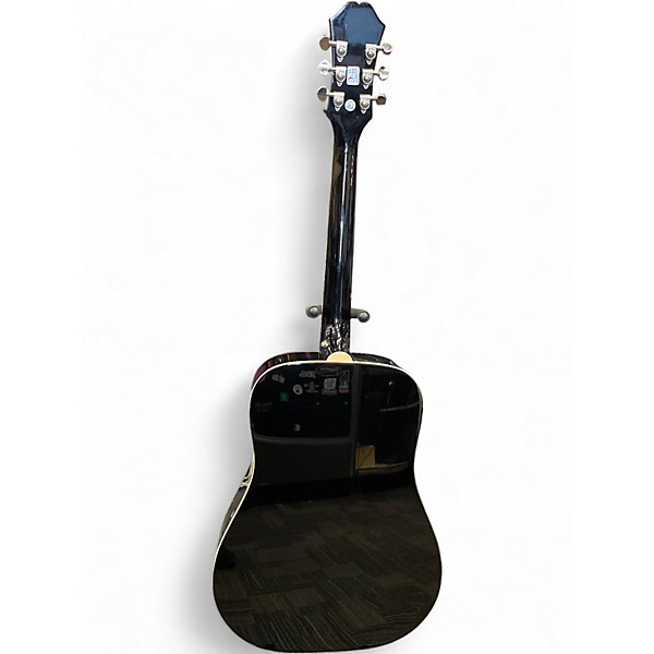Used Epiphone Hummingbird Pro Ebony Acoustic Electric Guitar