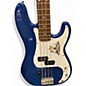Used Squier PRECISION BASS Blue Electric Bass Guitar