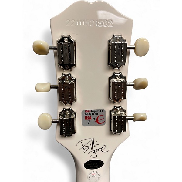 Used Epiphone BILLY JOEL  Arctic White Solid Body Electric Guitar