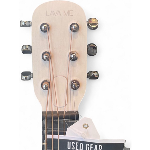 Used LAVA MUSIC PLAY WHITE Acoustic Electric Guitar
