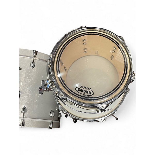 Used SPL 4 Piece Street Bop Gray Sparkle Drum Kit