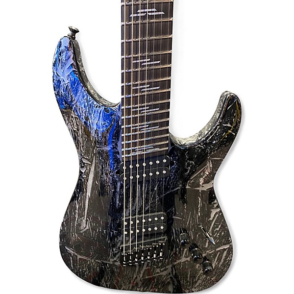 Used Schecter Guitar Research C7 Silver Mountain Multiscale Silver Mountain Solid Body Electric Guitar