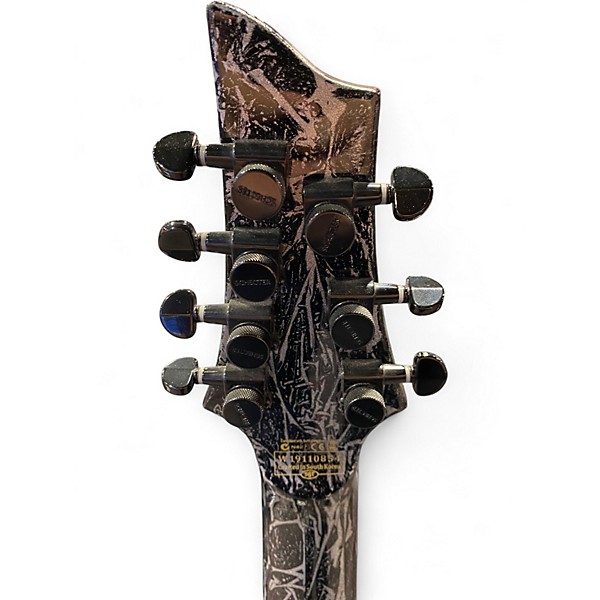 Used Schecter Guitar Research C7 Silver Mountain Multiscale Silver Mountain Solid Body Electric Guitar