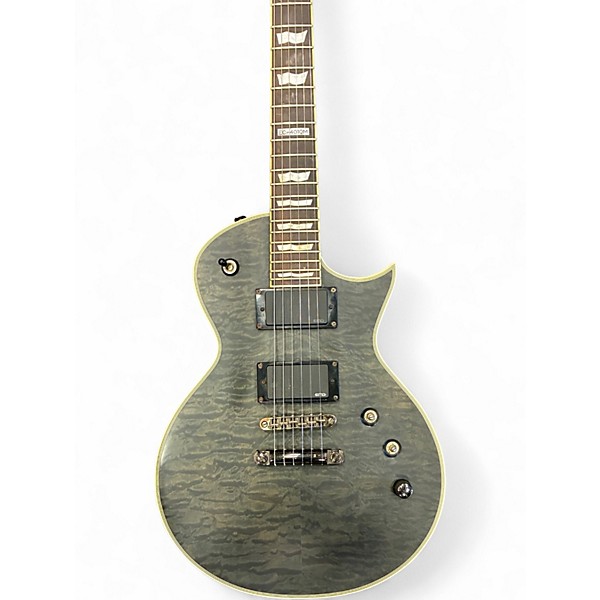 Used Ltd EC401 Gray Solid Body Electric Guitar