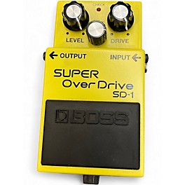 Used BOSS SD1 Super Overdrive Effect Pedal
