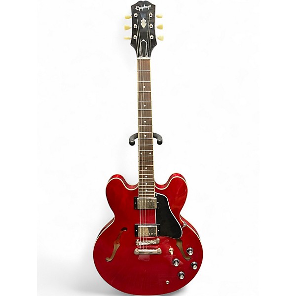 Used Epiphone ES355 Red Hollow Body Electric Guitar
