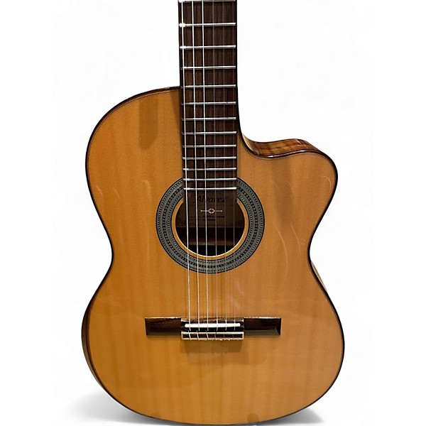 Used Alvarez AC70HCE Natural Classical Acoustic Electric Guitar
