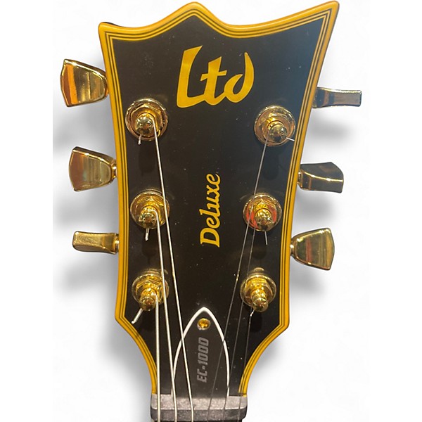 Used ESP LTD EC1000 Flat Black Solid Body Electric Guitar