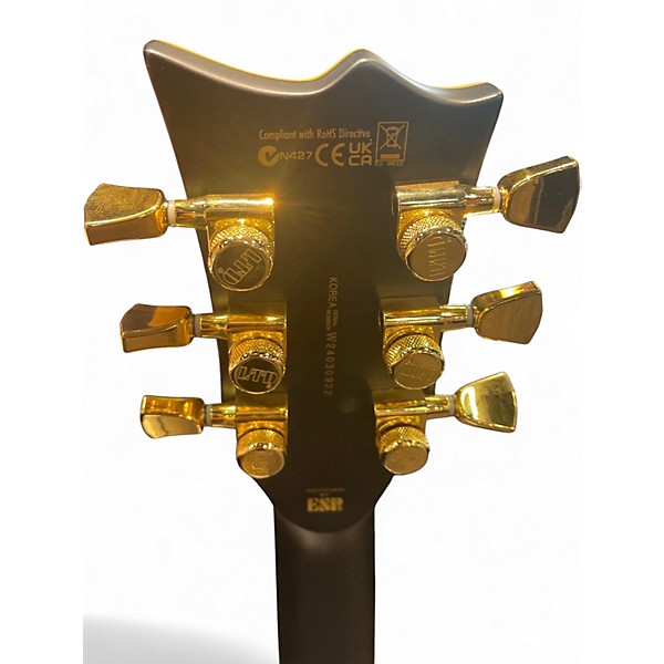 Used ESP LTD EC1000 Flat Black Solid Body Electric Guitar