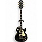 Used Epiphone Les Paul Standard Ebony Solid Body Electric Guitar thumbnail